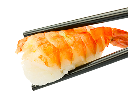 Shrimp with Chopsticks
